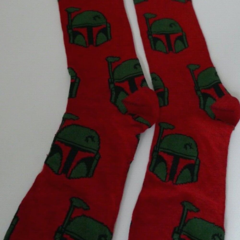 Star Wars Boba FETT Limited Edition Crew Socks One Size NEW Lucasfilm Disney